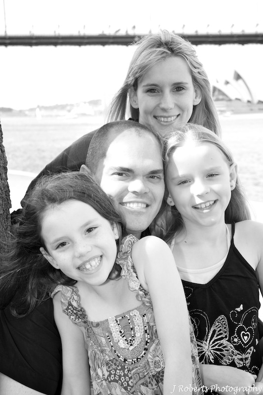 Family with grandmother - family portrait photography sydney